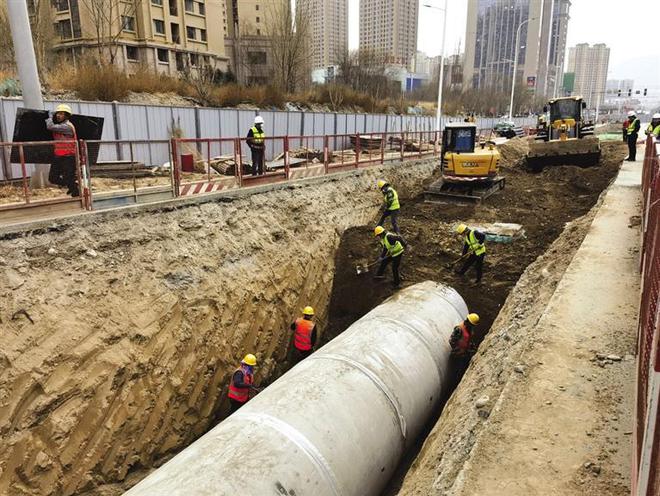 蘭州市 爭分奪秒 攻堅克難 全力推進城區排澇防澇重點工程建設
